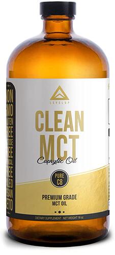 美国代购Clean MCT Oil: 100% Pure C8 Caprylic Acid Triglyceri