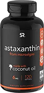 美国代购Astaxanthin (6mg) with Organic Coconut Oil for Bette