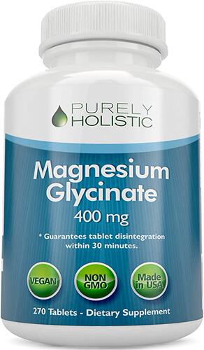 Magnesium Glycinate 400mg - 100% More 270 Magnesium Tablets