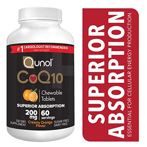 Qunol CoQ10 200mg, Superior Absorption Natural Supplement Fo