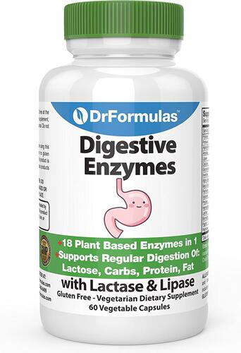 美国代购DrFormulas Digestive Enzymes for Bloating Relief, Ga