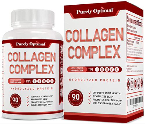 Premium Multi Collagen Peptides Capsules (Types I, II, III,