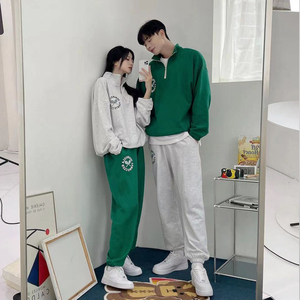 情侣卫衣套装宽松卫衣卫裤两件套男女套装815-C907卫衣P60卫裤P60图片
