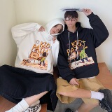 情侣装宽松连帽卫衣oversizes时尚印花帽衫男女外套815-HM188P48，男装卫衣，星座716A-1（原星座815）