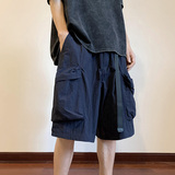 现货~24夏~工装宽松大口袋速干短裤（带腰带）xz815-k242-p45，男装牛仔裤，星座716A-1（原星座815）