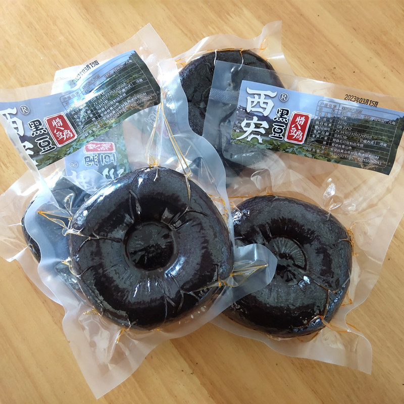 西宏黑豆腊八豆腐徽州特产黄山民间传统美食225g/美食小吃豆腐干