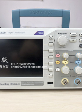 二手泰克数字示波器100MHZ双通道TBS1102B-EDU高性能2GS/S九成新