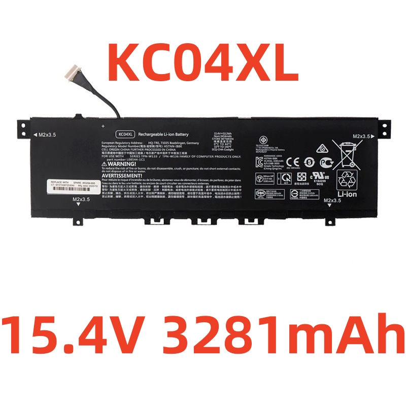 适用惠普Envy X360 13.3寸TPN-W133 W136 W144 KC04XL笔记本电池