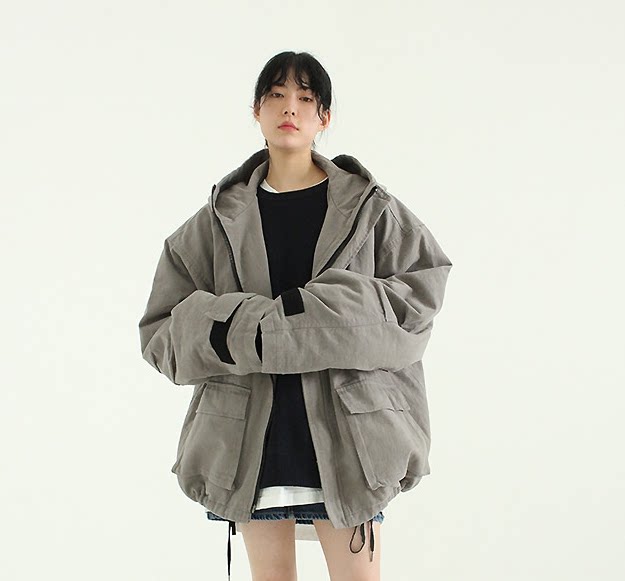 韩国代购hoodjumper夹棉外套