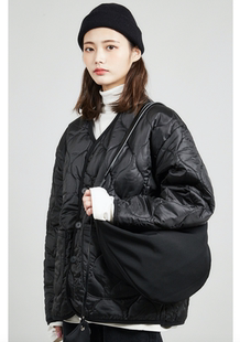 WAVE QUILTING JUMPER 菱格夹棉薄款 男女 韩国代购 棉服外套 20FW