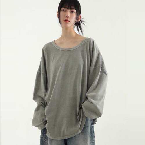 roundneckpigmentedtee长袖T