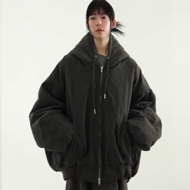 韩国代购24 oversize raglan quilting hood jumper 夹棉连帽外套,女装/女士精品,短外套,淘宝优惠券,粉丝福利购,淘宝优惠卷