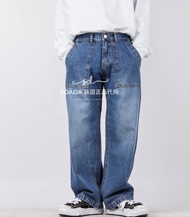 BACK POCKET 男女同款 21S 设计师牛仔裤 JEANS 韩国代购 DETAIL