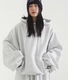 韩国代购 hoody oversize 章若楠同款 cotton balloon 加绒帽衫