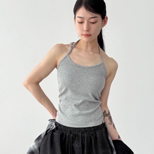 halter string golgi 韩国代购 top sleeveless 吊带背心 25F