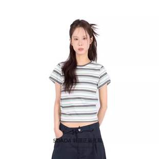 25S TEE STRIPE 條紋T恤 MIX 韓國代購