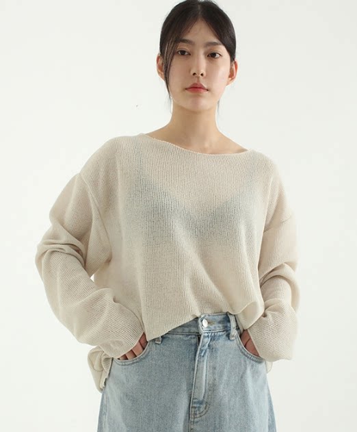 韩国代购overfitmildknit
