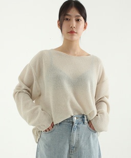 knit 针织衫 早春薄款 unisex mild fit over 22A 韩国代购