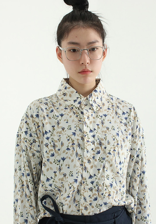韩国代购21S/S half frame clear glasses 半框眼镜
