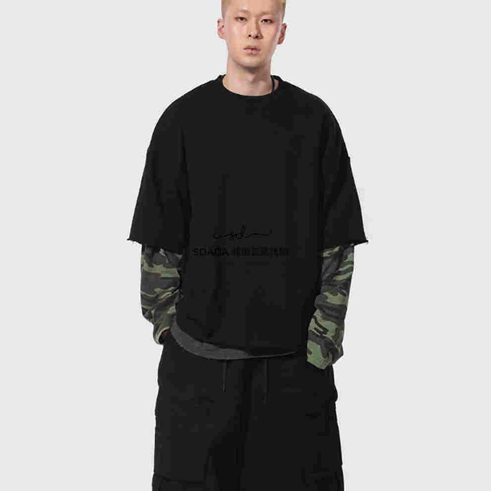 CamoLayerdMTM迷彩假两层长袖