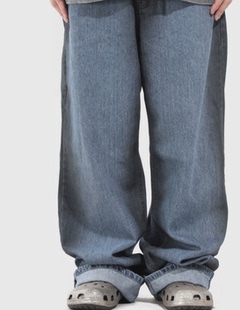 Dark Spray Denim_Jean 男女 韩国代购 做脏染色宽松牛仔裤 22F