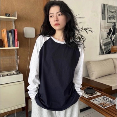 basicraglancottontee长袖