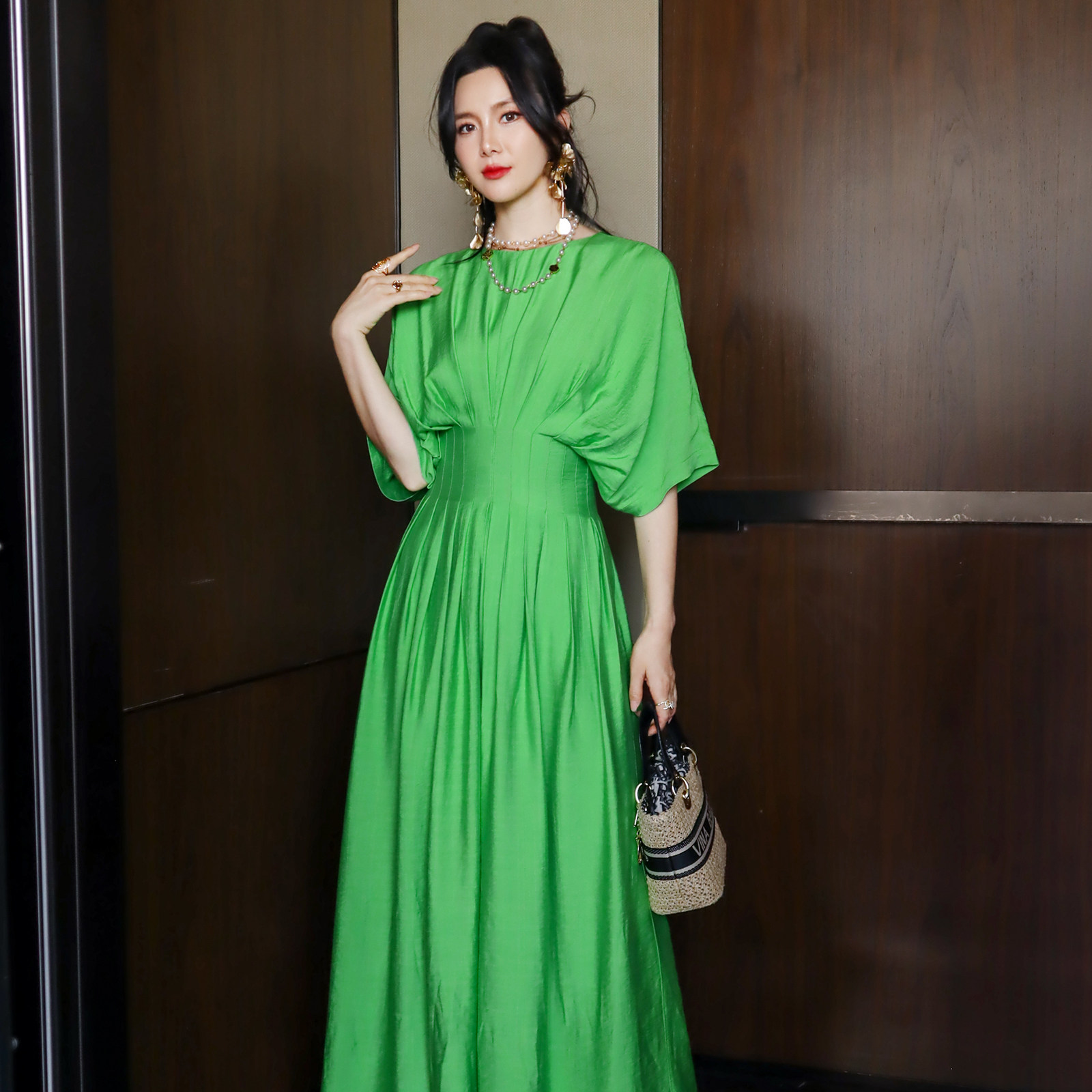 新款简约风小众收腰高腰连体裤女