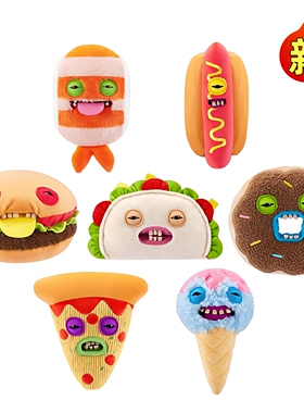 Fuggler官方正版萌牙怪兽食萌兽盲盒毛绒玩偶丑萌搞怪潮玩公仔