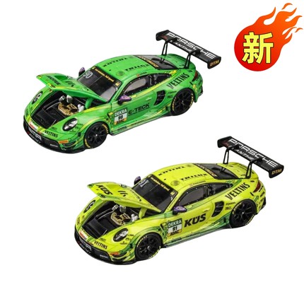 TH Trends hobby DTM 冠军车队保时捷911赛车兰德酷路泽模型1/64