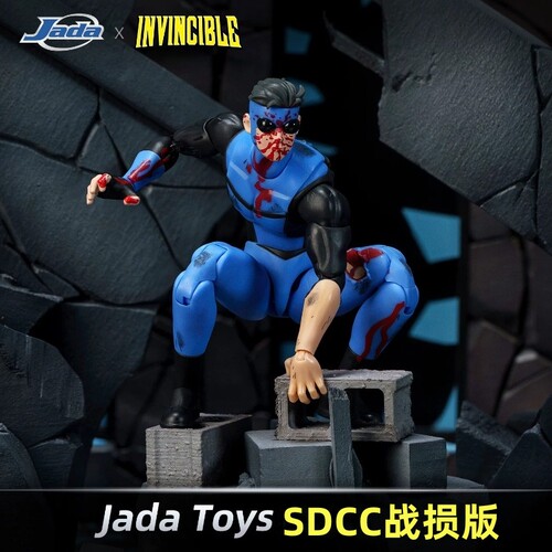 现货 Jada 无敌少侠Invincible 马克 SDCC限定限量战损版可动手办