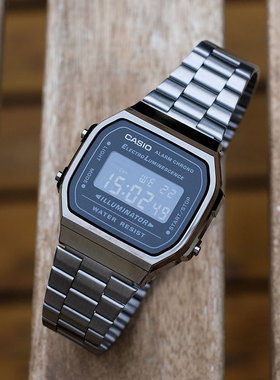 新款卡西欧时尚网红复古电子表时尚潮流学生男手表A168WGG-1A/1B