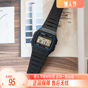 卡西欧复古电子手表男女情侣小方表F-91W-1DG/3D F-91WG-9Q WG7/8