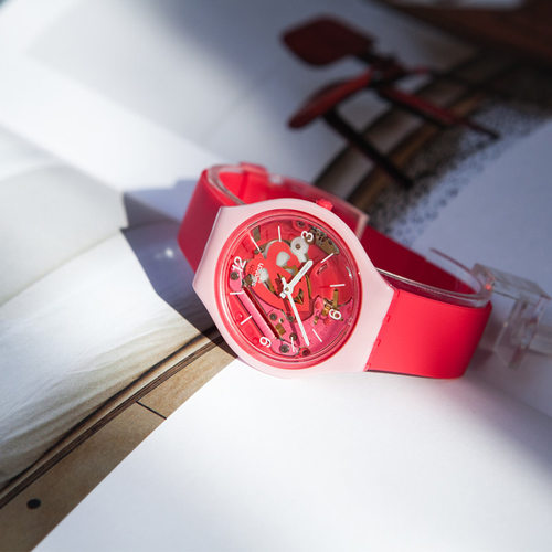 斯沃琪手表正品超薄甜蜜石英skin