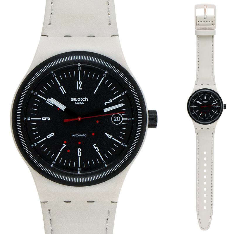 斯沃琪SWATCH專柜正品 裝置51星球瑞士制造全自動機械表 SUTM400