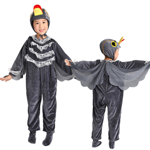 丑小鸭变白天鹅演出服幼儿园话剧舞台装动物表演服男童故事比赛女