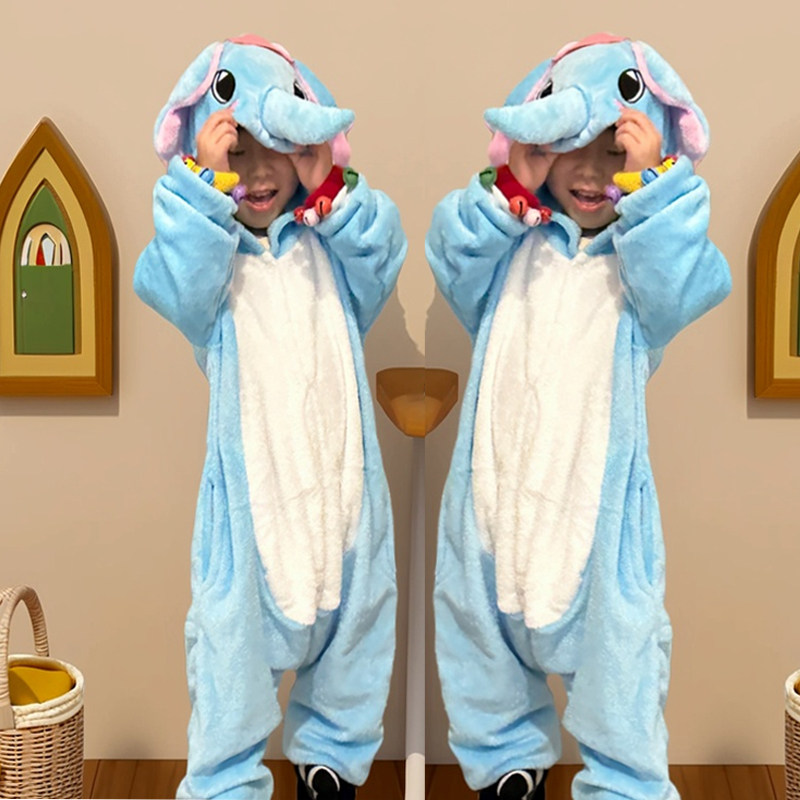 元旦幼儿园森林主题大象服装儿童动物演出服舞台剧话剧表演服亲子