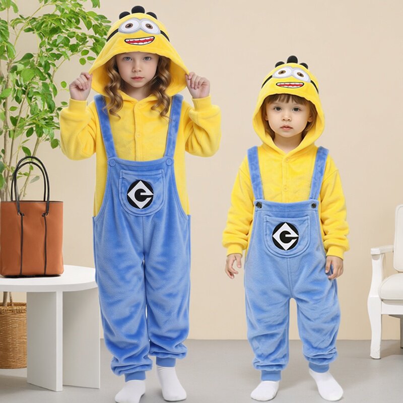 圣诞派对神偷奶爸小黄人衣服儿童