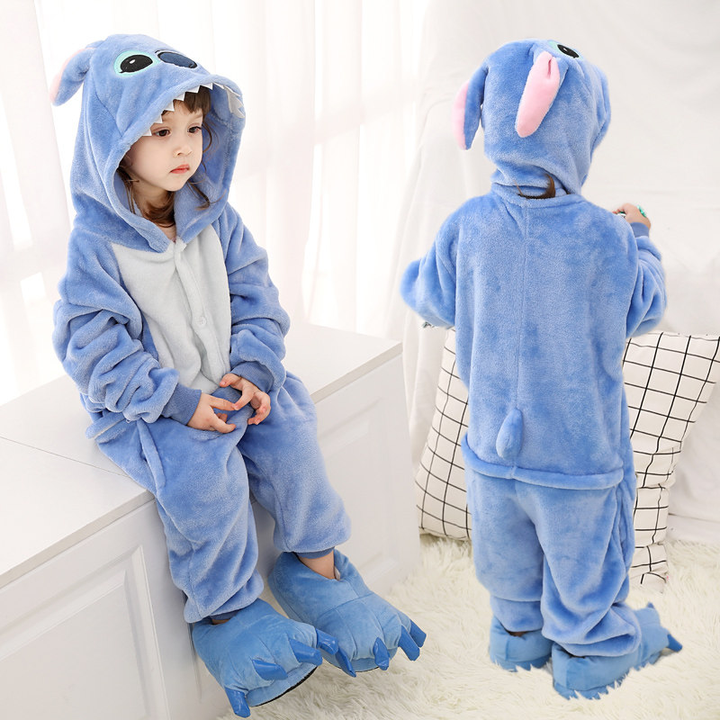 史迪奇衣服儿童圣诞节服装男童睡衣派对搞怪史迪仔人偶服亲子表演