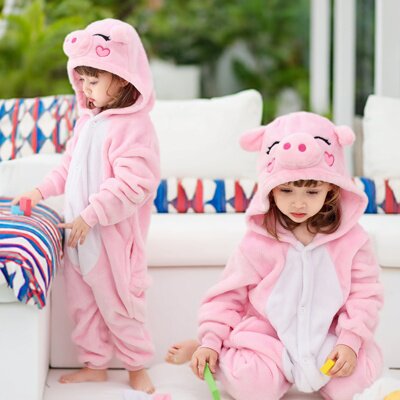 幼儿园童话剧三只小猪演出服睡衣