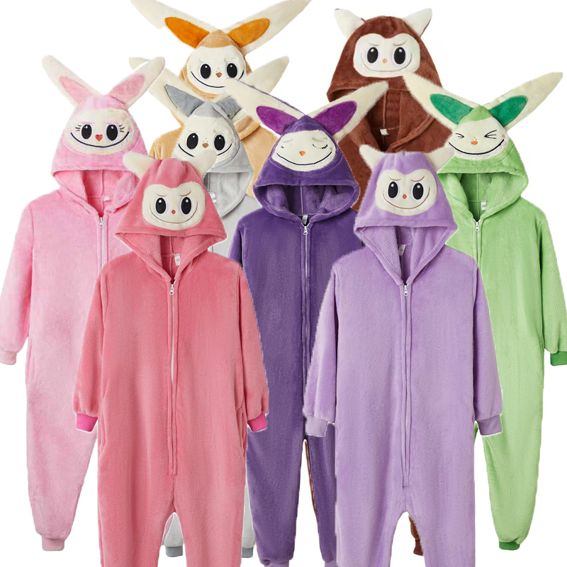 拉布布演出服儿童人偶服睡衣派对