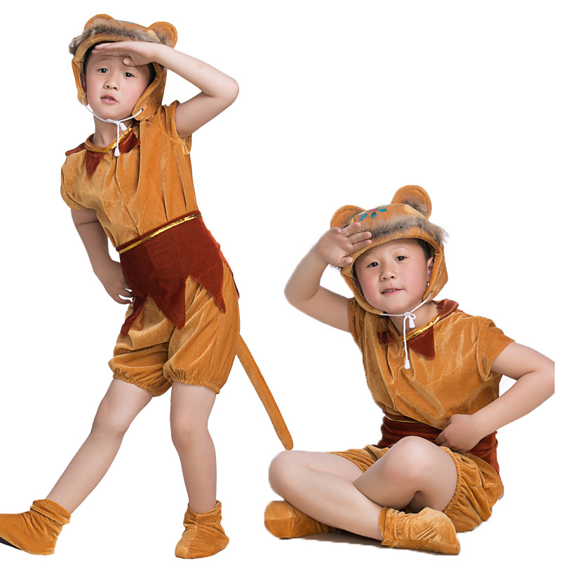 小猴子演出服幼儿园话剧猴子捞月