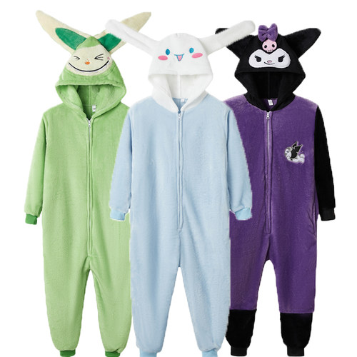 玉桂狗连体睡衣儿童库洛米拉布布