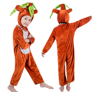 大树表演服儿童元旦话剧旁白小树服装棕树cos服树精灵扮演环保秀5