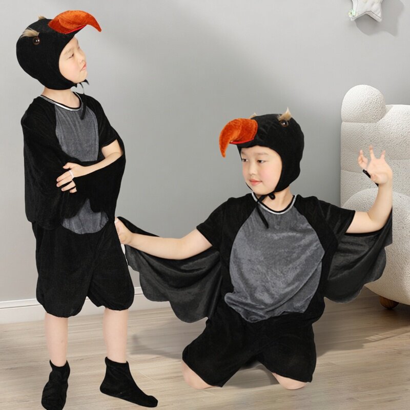 老鹰捉小鸡服装儿童演出服短袖夏