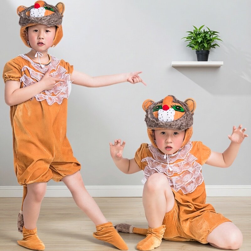 狮子王儿童服装辛巴演出服幼儿园