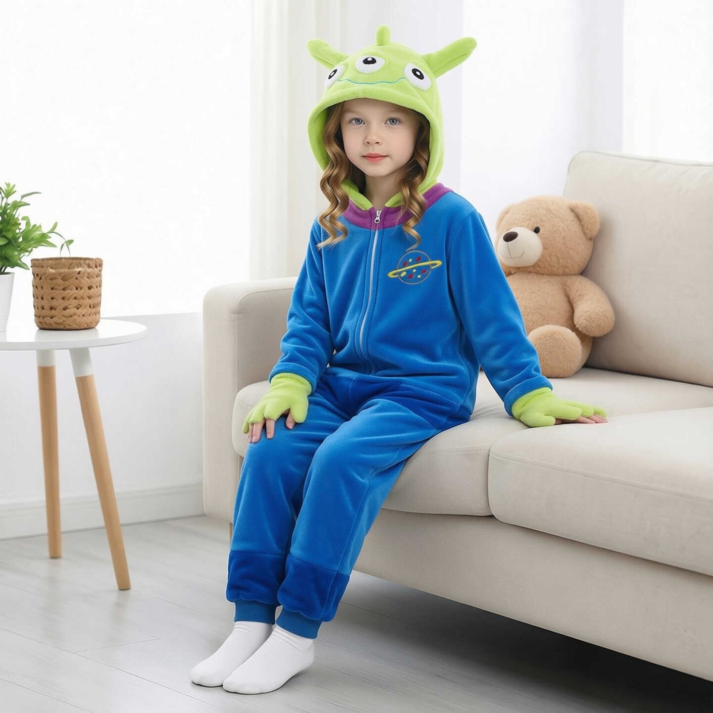 儿童搞怪服装玩具总动员三眼仔男