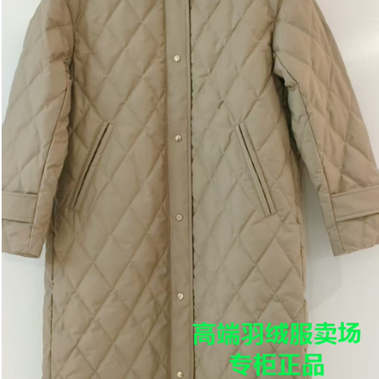 羽绒服2025秋季新款女士长款轻薄菱格小香风外套B250134188