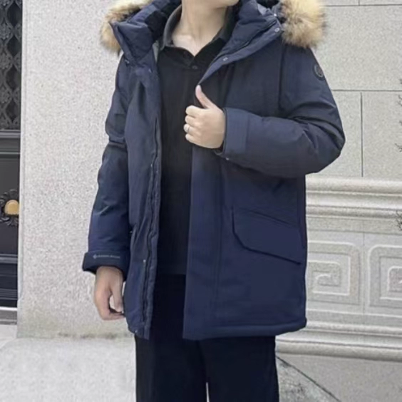 波家25新款羽绒服男极寒高蓬鹅绒毛领科技蓄热保暖户外B250242213