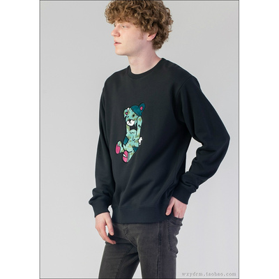 岛国潮牌 graniph 拔头熊 可爱恶搞 男女同款 全棉毛圈圆领卫衣