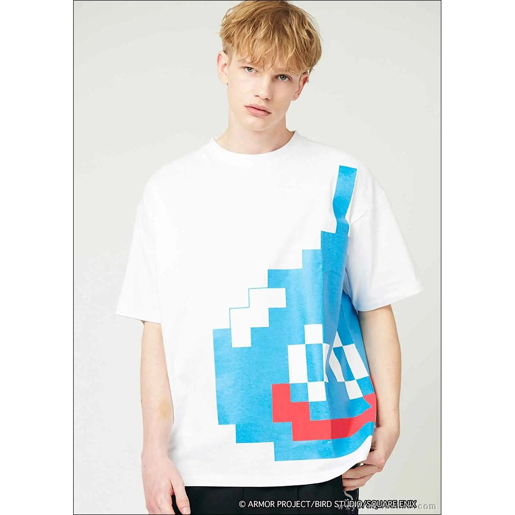 graniph 正品 经典游戏《勇者斗恶龙》史莱姆 短袖宽身T恤 鸟山明